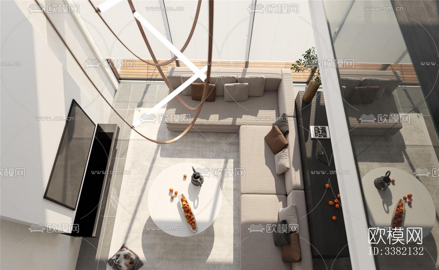 现代别墅效果图下载（渲染图20）