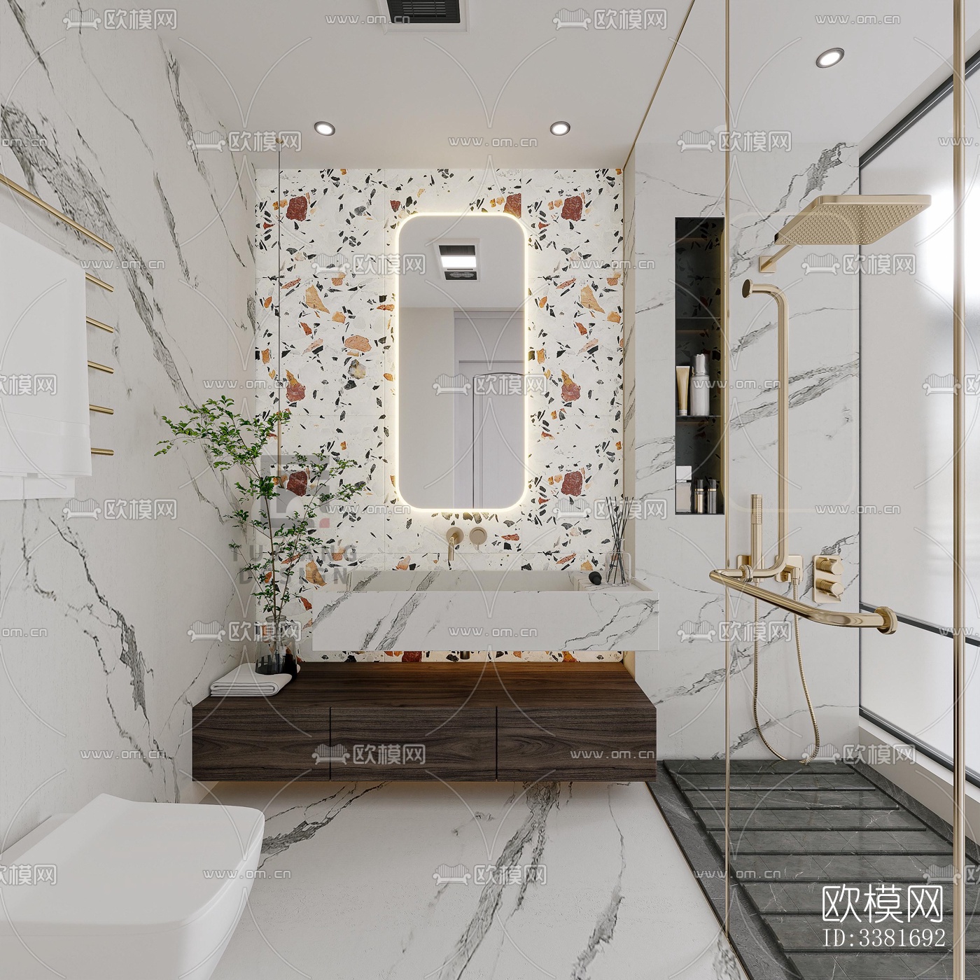 现代别墅效果图下载（渲染图2）