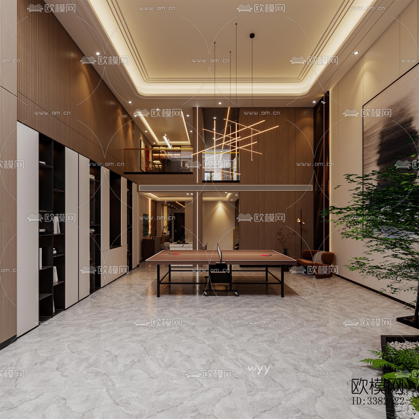 现代别墅效果图下载（渲染图4）