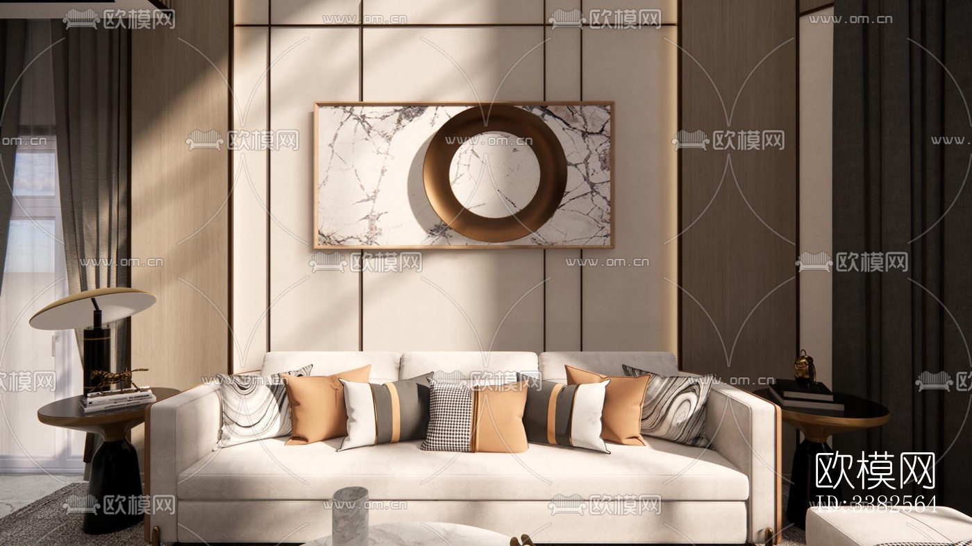 现代别墅效果图下载（渲染图1）