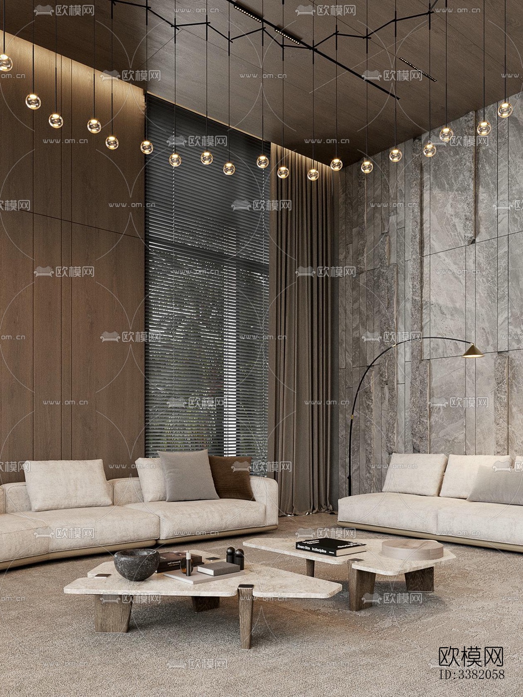 现代别墅效果图下载（渲染图14）