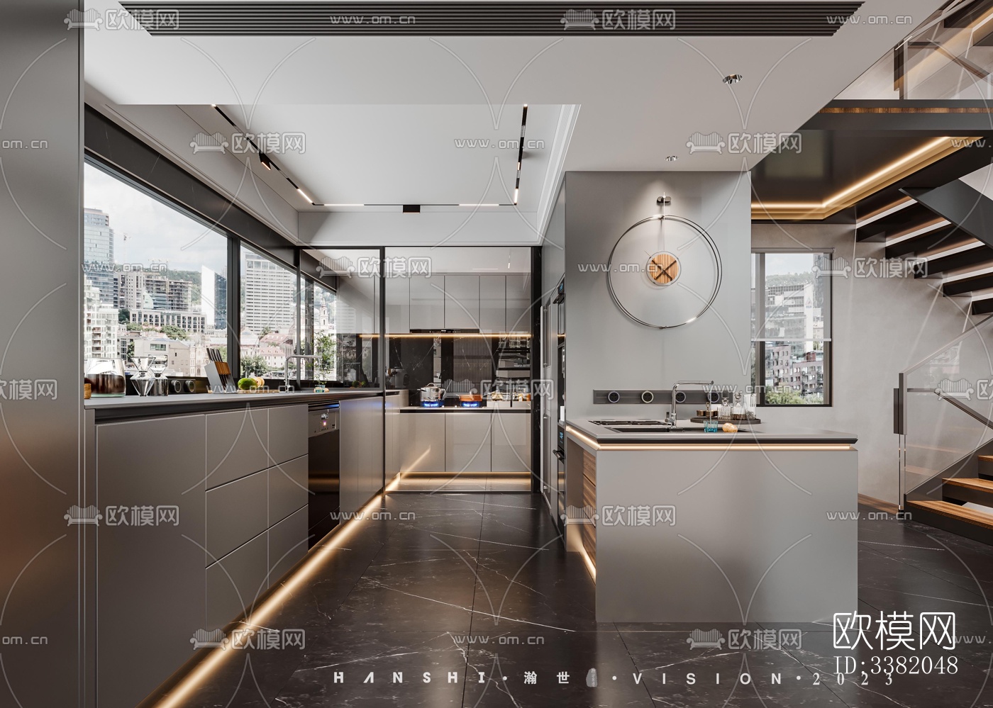 现代别墅效果图下载（渲染图5）