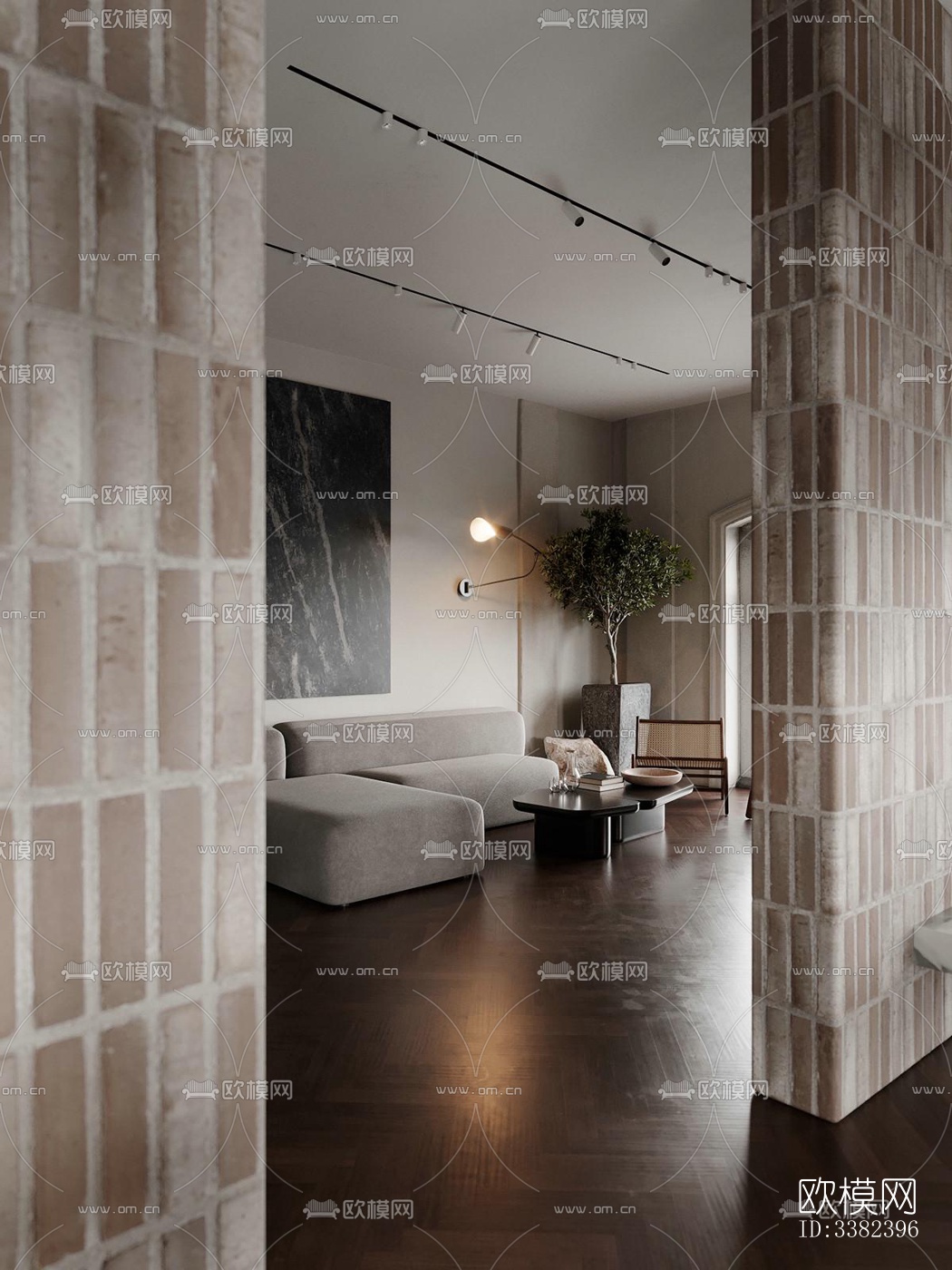 现代别墅效果图下载（渲染图15）