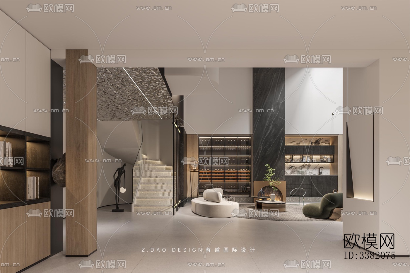 现代别墅效果图下载（渲染图6）