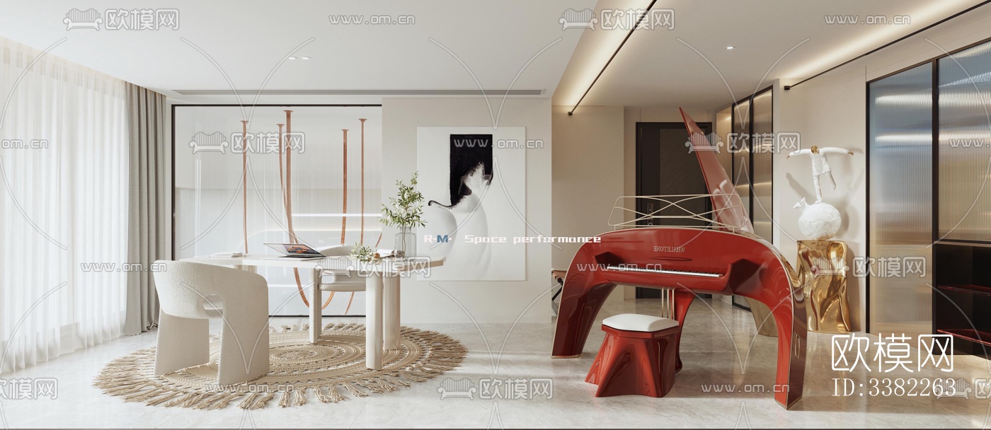 现代别墅效果图下载（渲染图7）