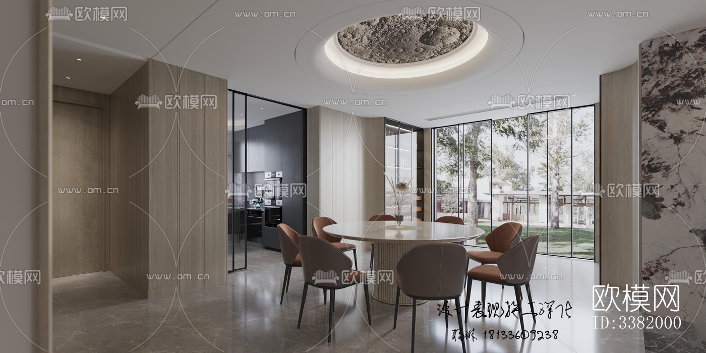 现代别墅效果图下载（渲染图3）