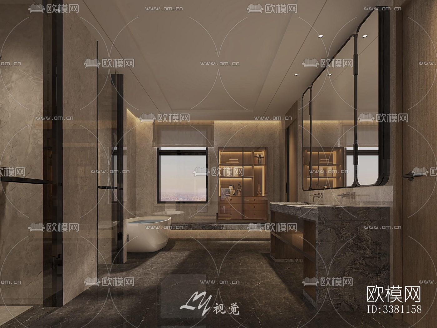 现代别墅效果图下载（渲染图5）