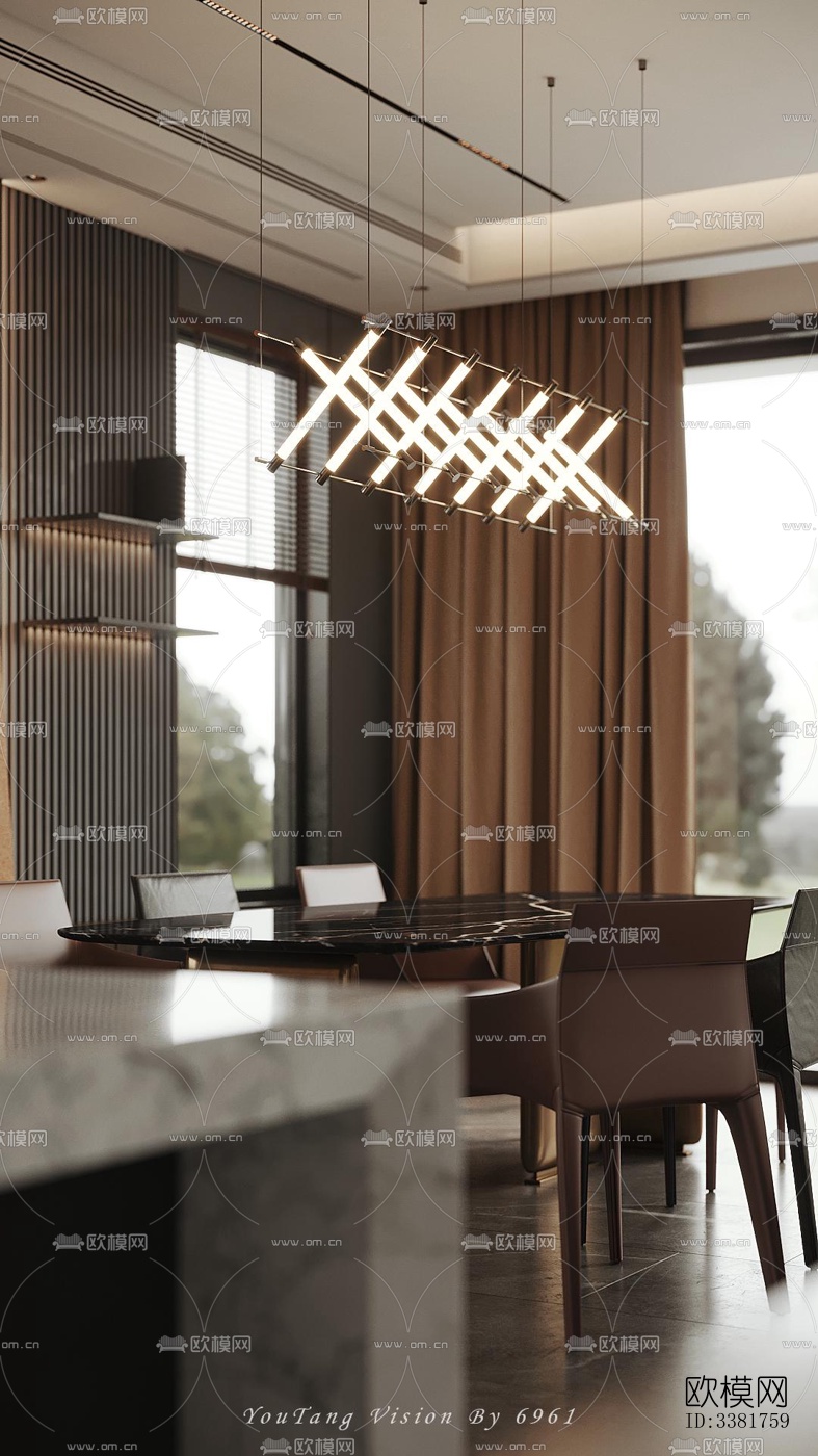 现代别墅效果图下载（渲染图10）