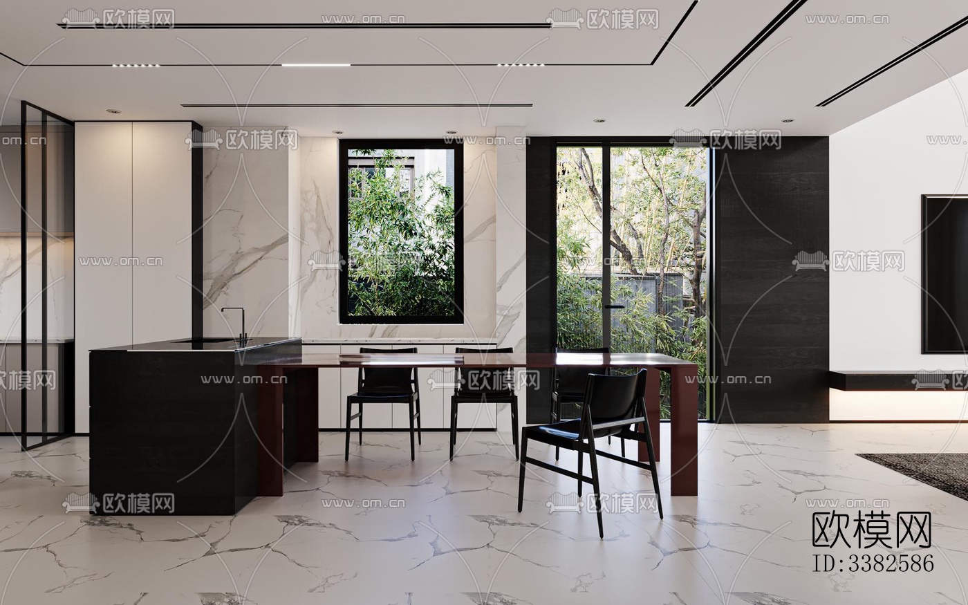 现代别墅效果图下载（渲染图6）