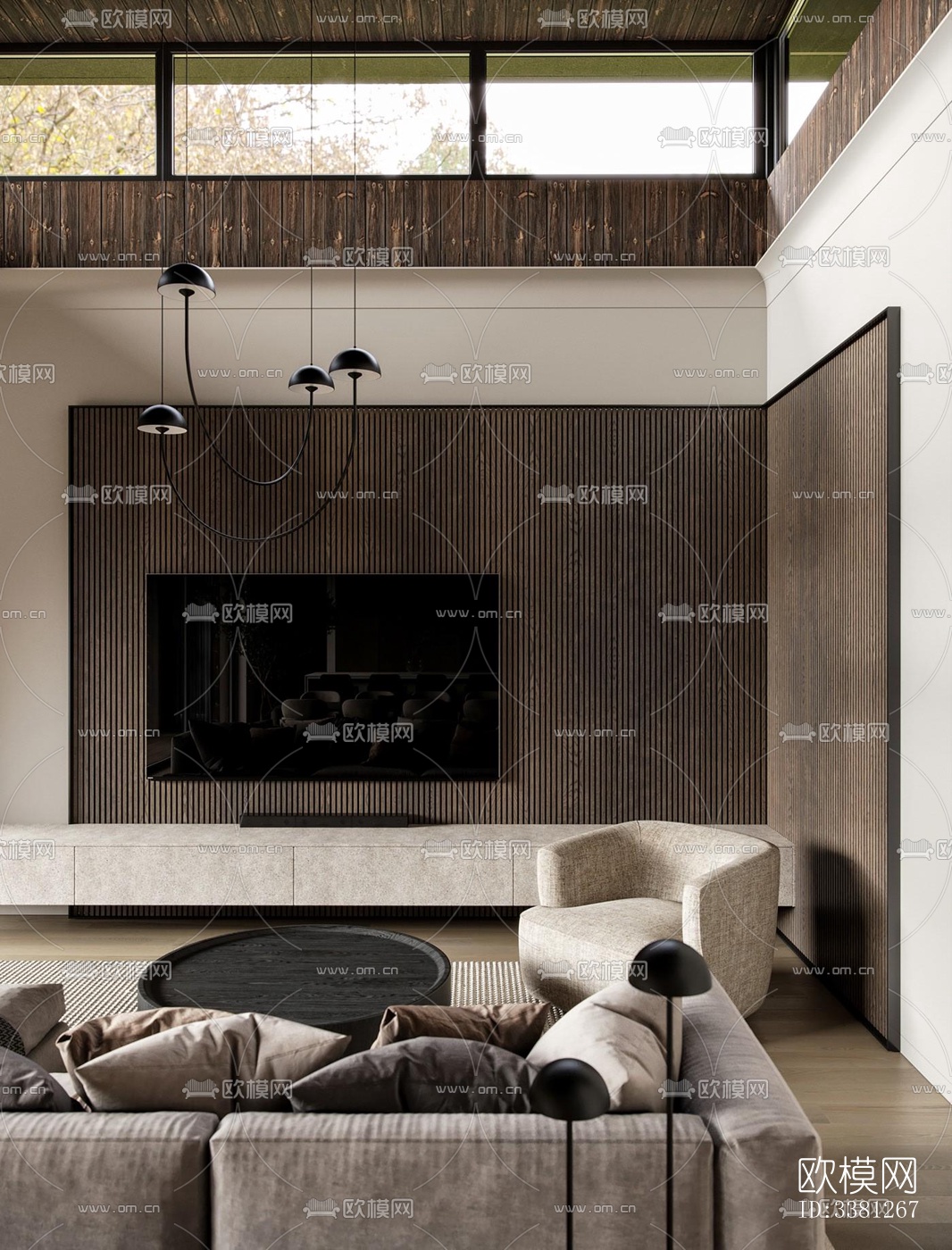 现代别墅效果图下载（渲染图16）