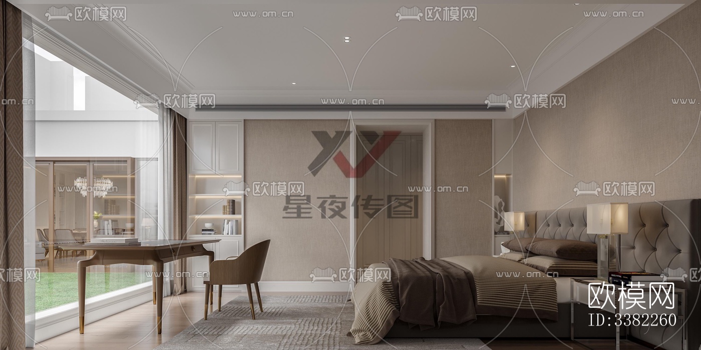 现代别墅效果图下载（渲染图3）