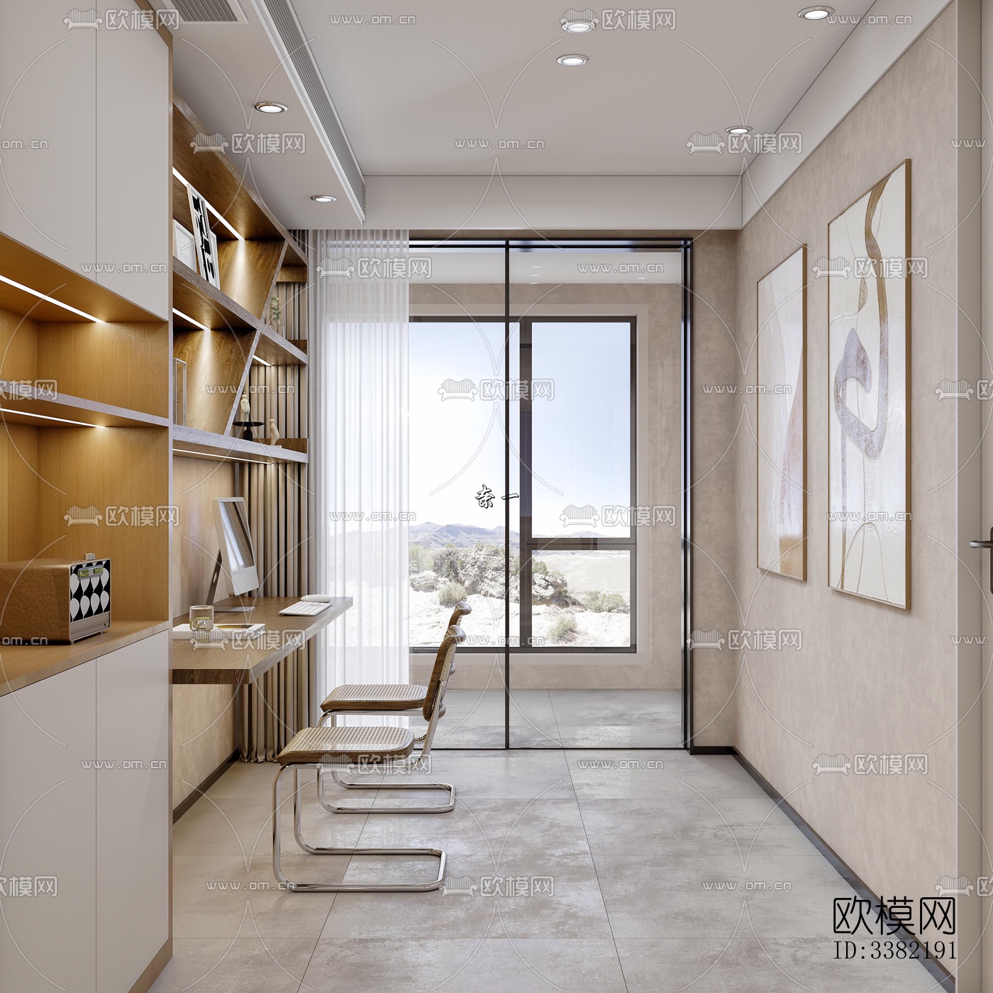 现代别墅效果图下载（渲染图5）