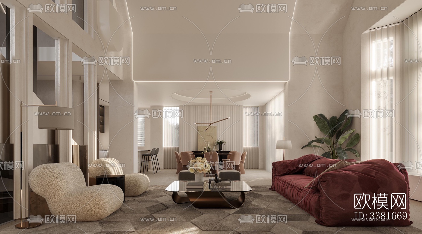 现代别墅效果图下载（渲染图5）