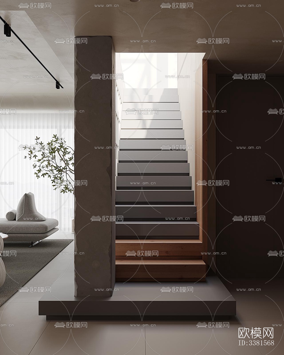 现代别墅效果图下载（渲染图3）