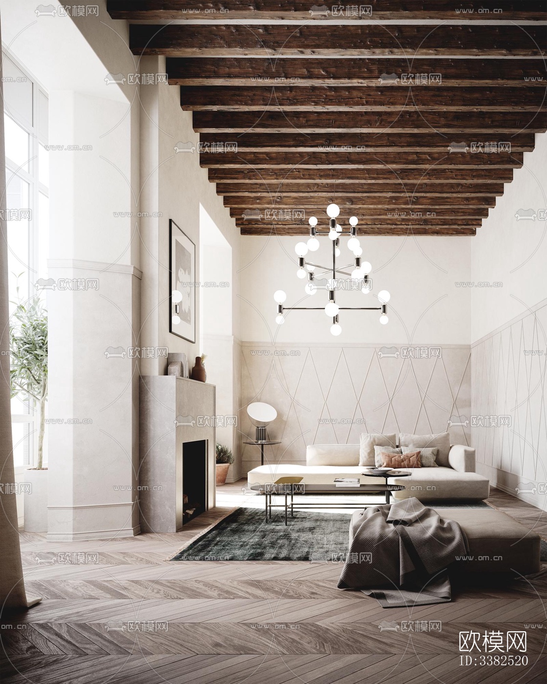 现代别墅效果图下载（渲染图12）