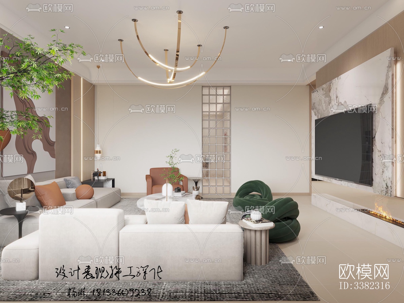 现代别墅效果图下载（渲染图4）