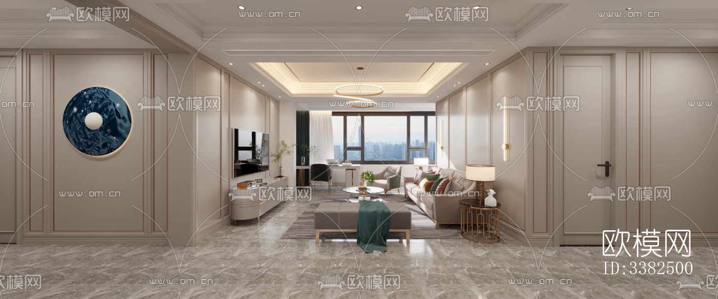 现代别墅效果图下载（渲染图15）