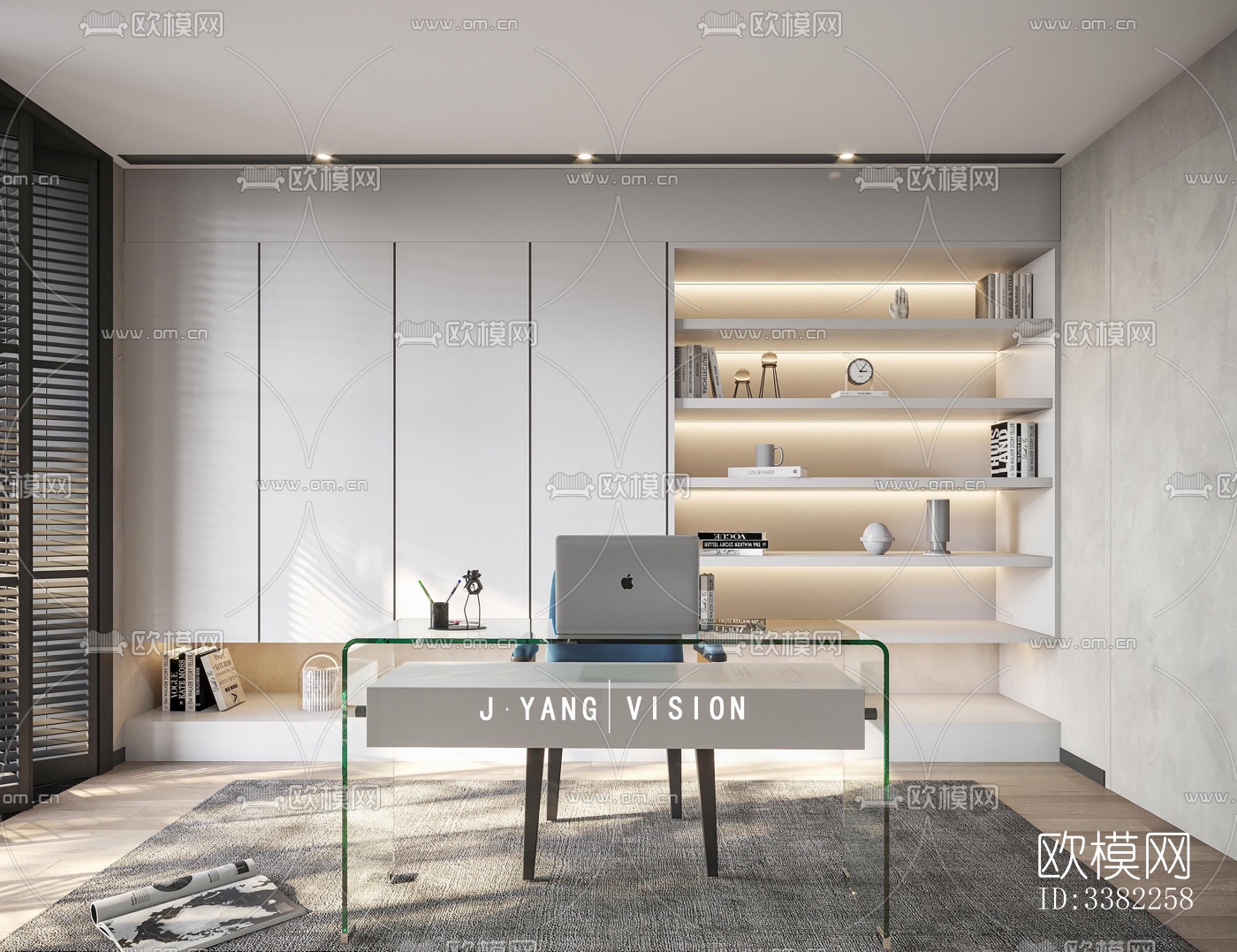 现代别墅效果图下载（渲染图9）