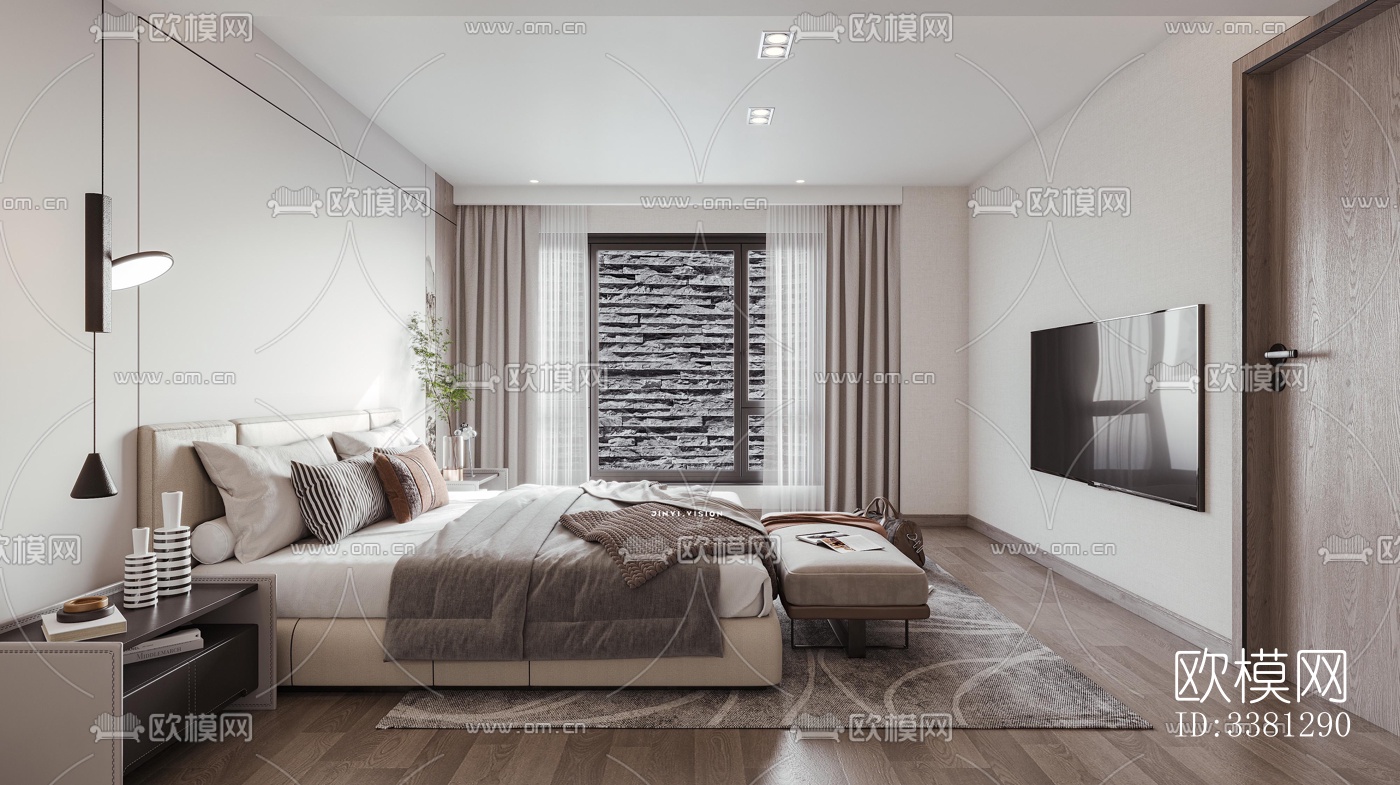 现代别墅效果图下载（渲染图7）