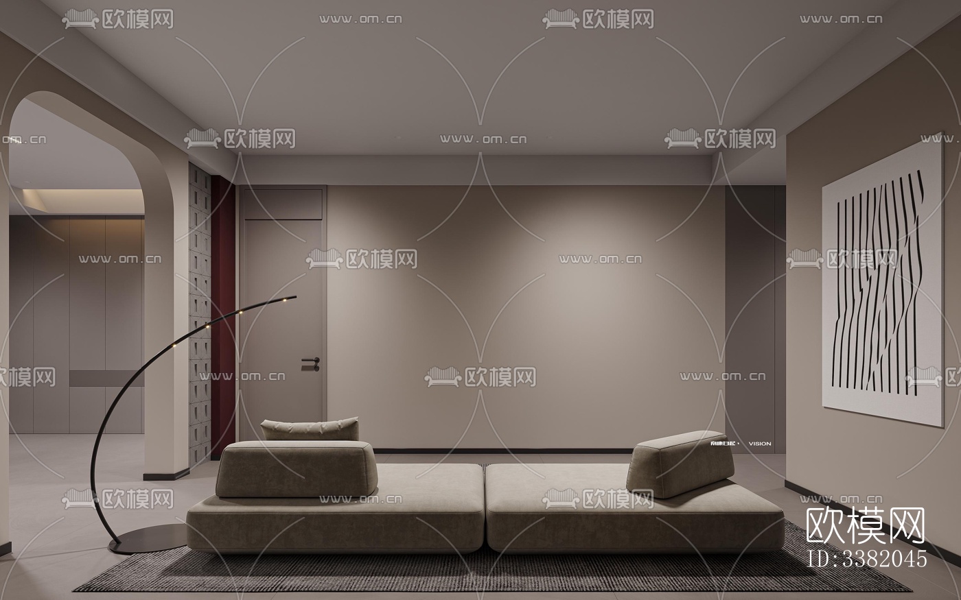 现代别墅效果图下载（渲染图8）