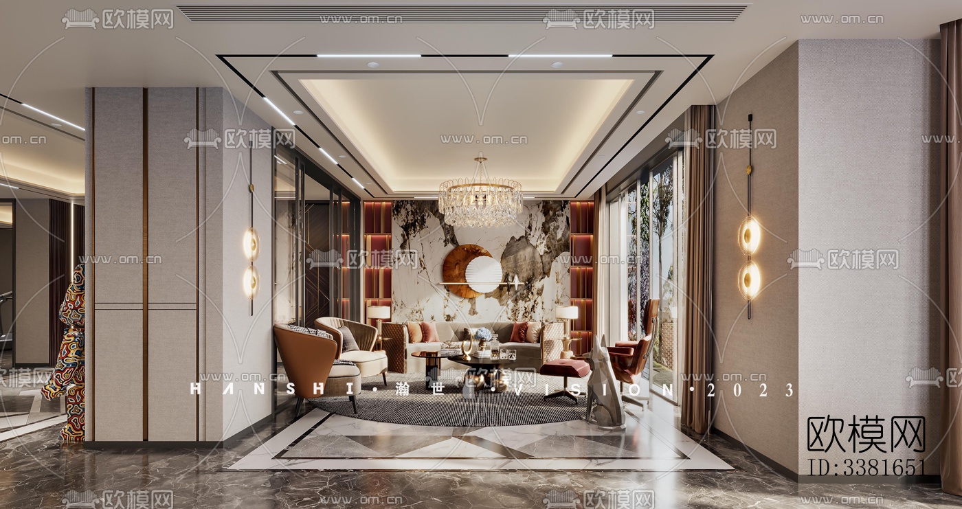 现代别墅效果图下载（渲染图7）