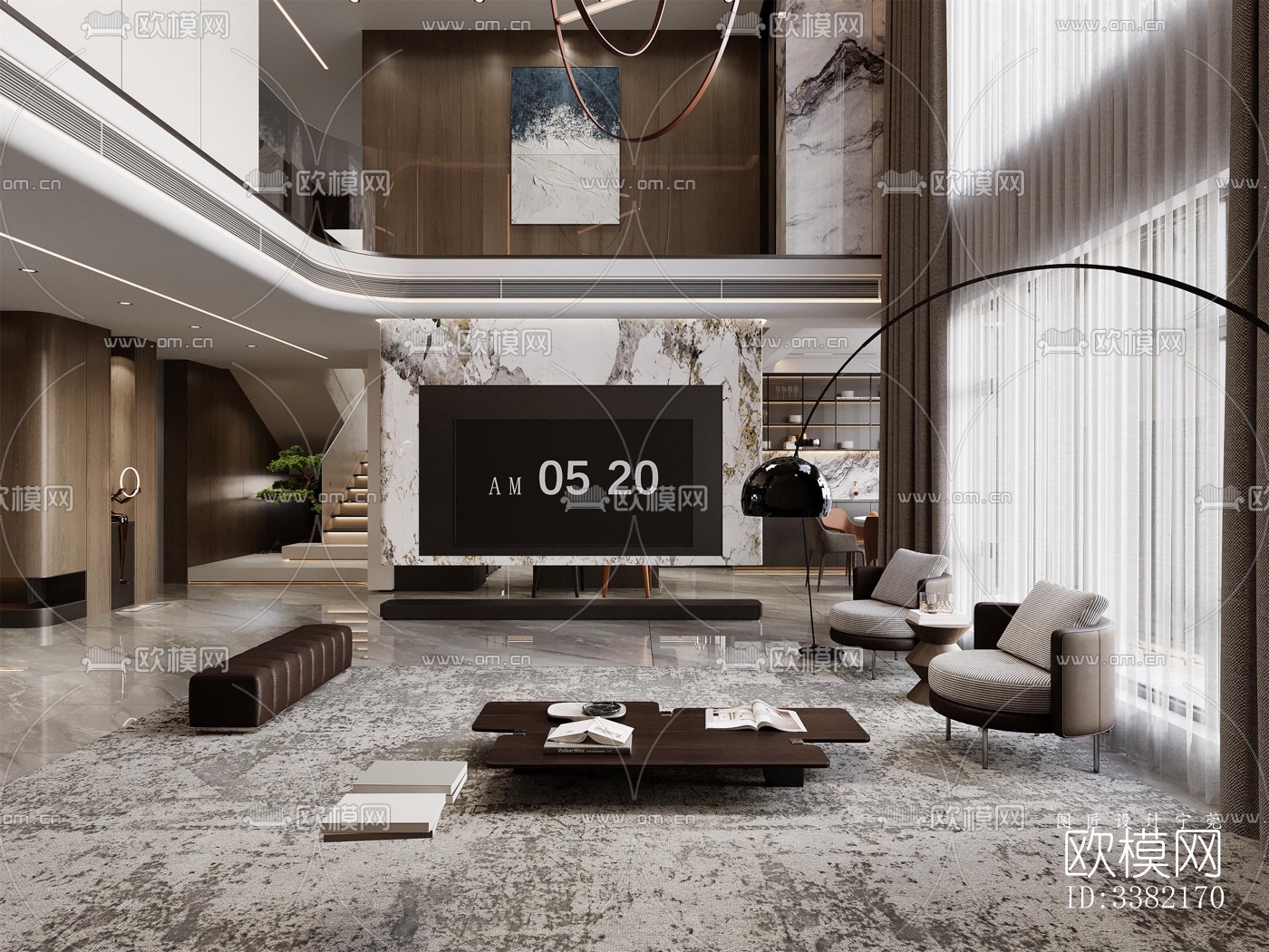 现代别墅效果图下载（渲染图2）