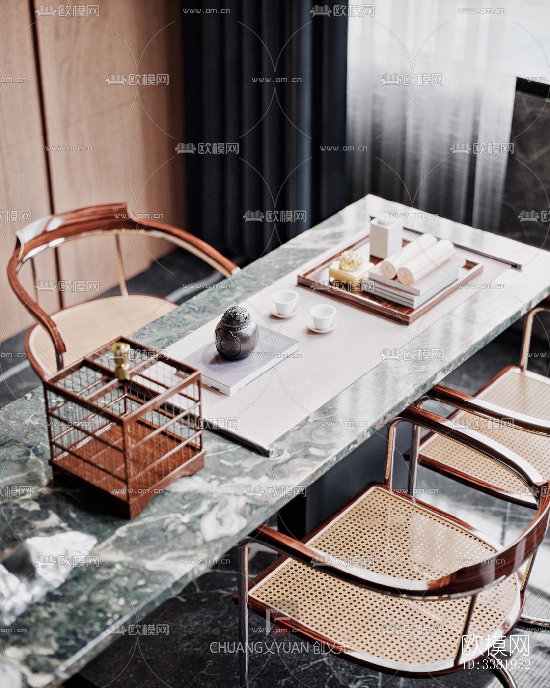 现代别墅效果图下载（渲染图7）