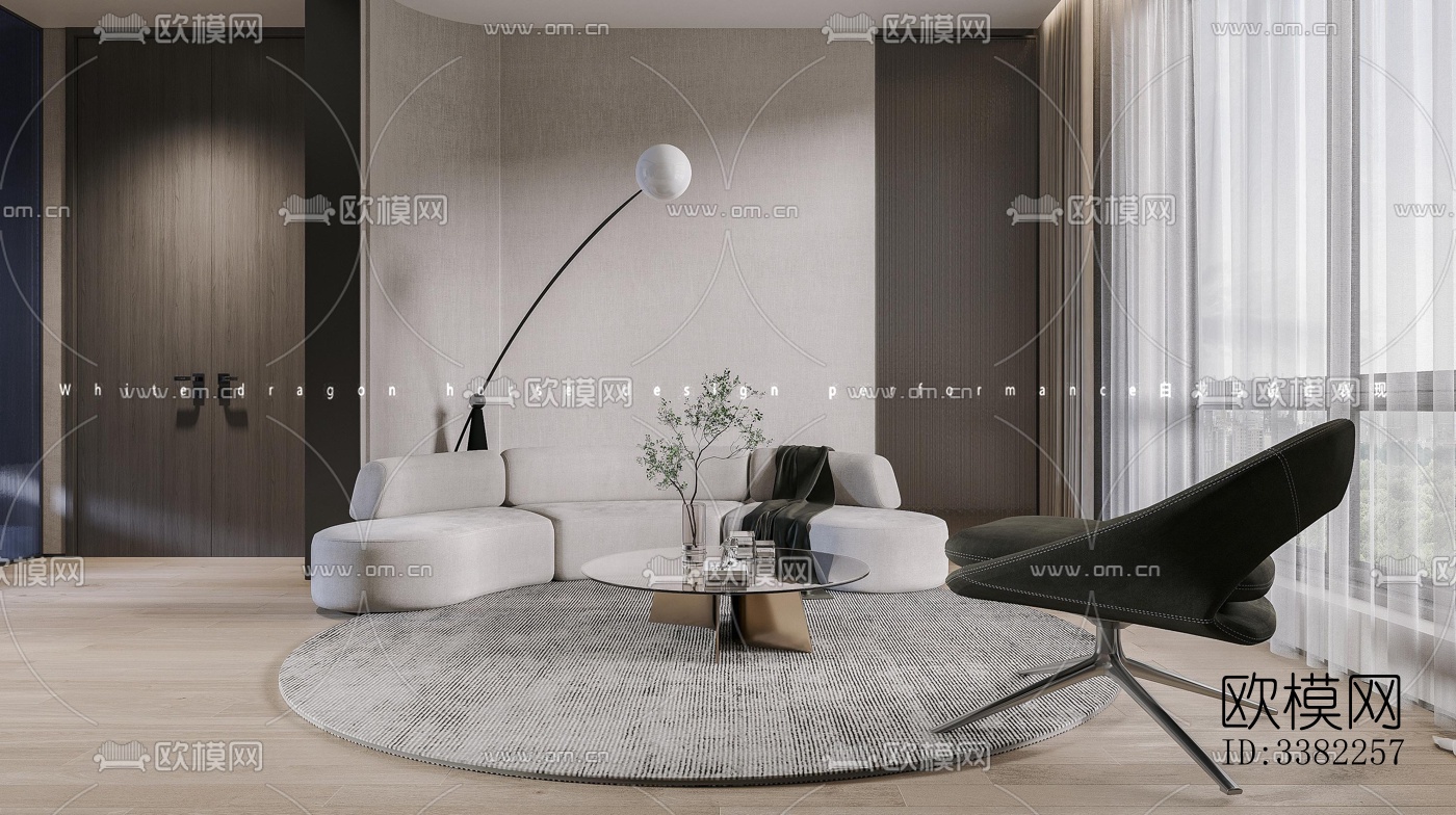 现代别墅效果图下载（渲染图10）