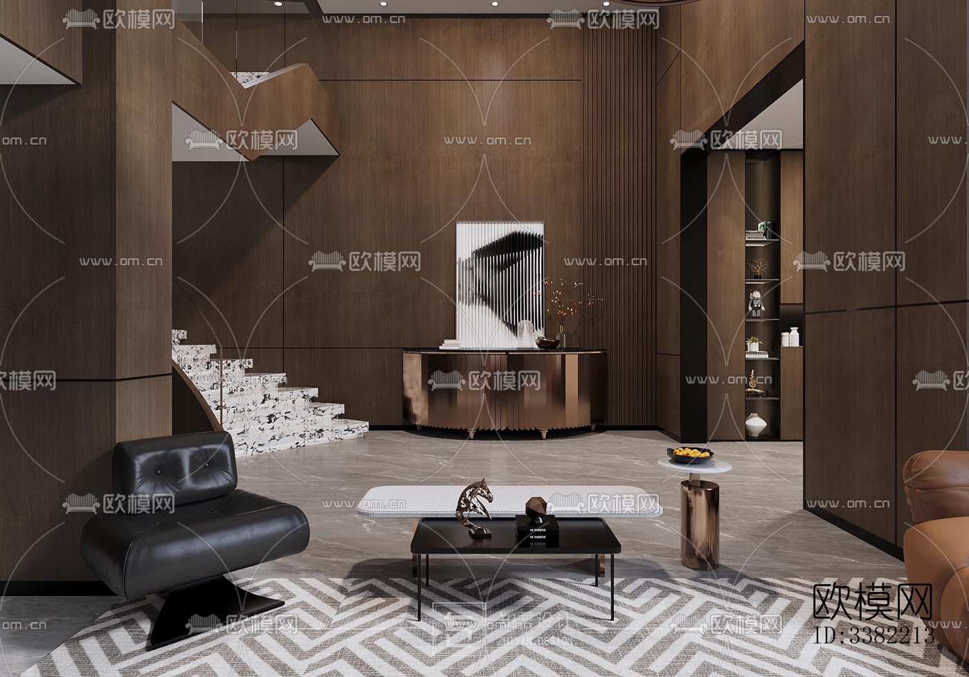 现代别墅效果图下载（渲染图4）