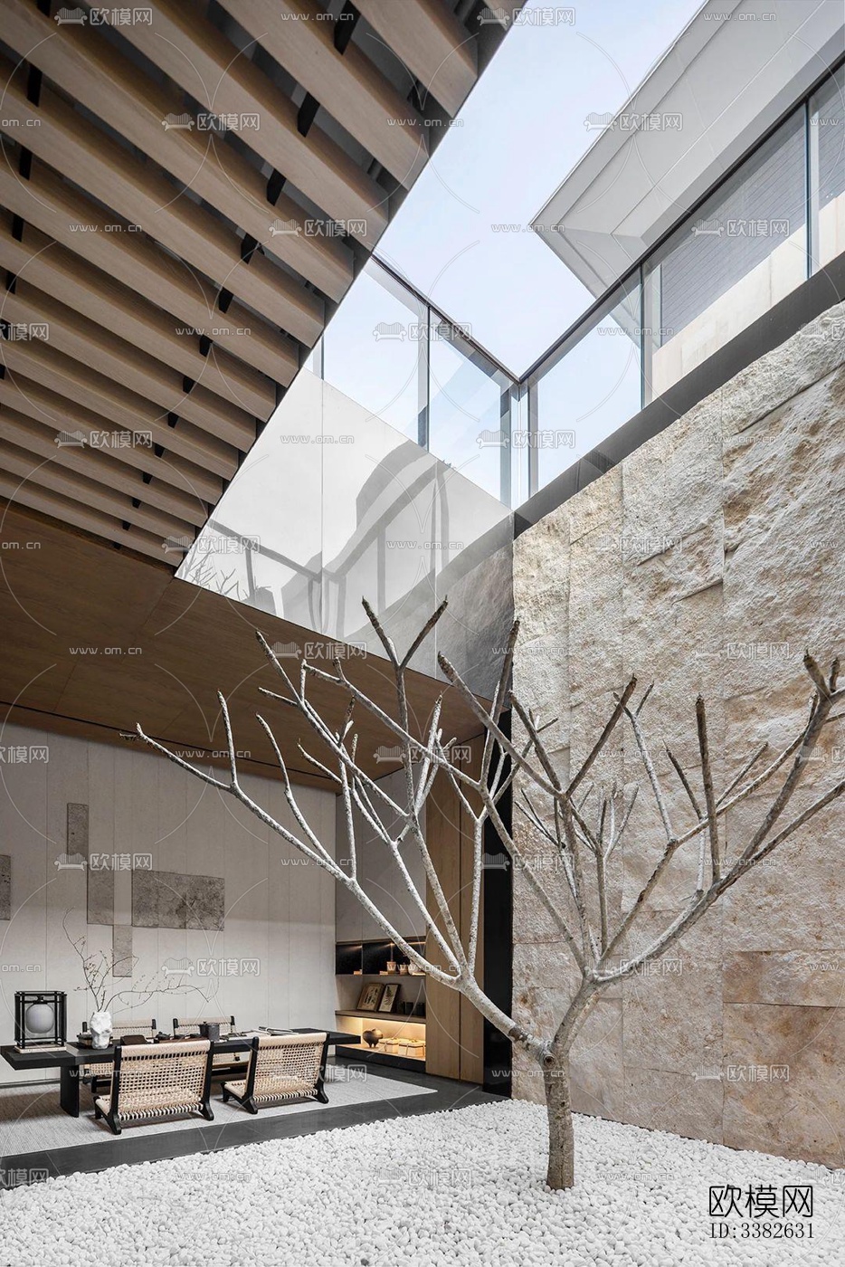 现代别墅效果图下载（渲染图16）