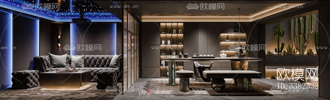 现代别墅效果图下载（渲染图5）