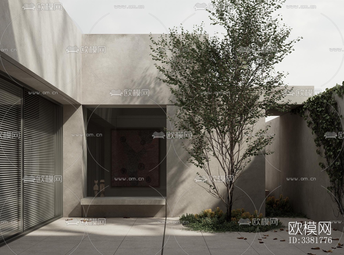 现代别墅效果图下载（渲染图4）