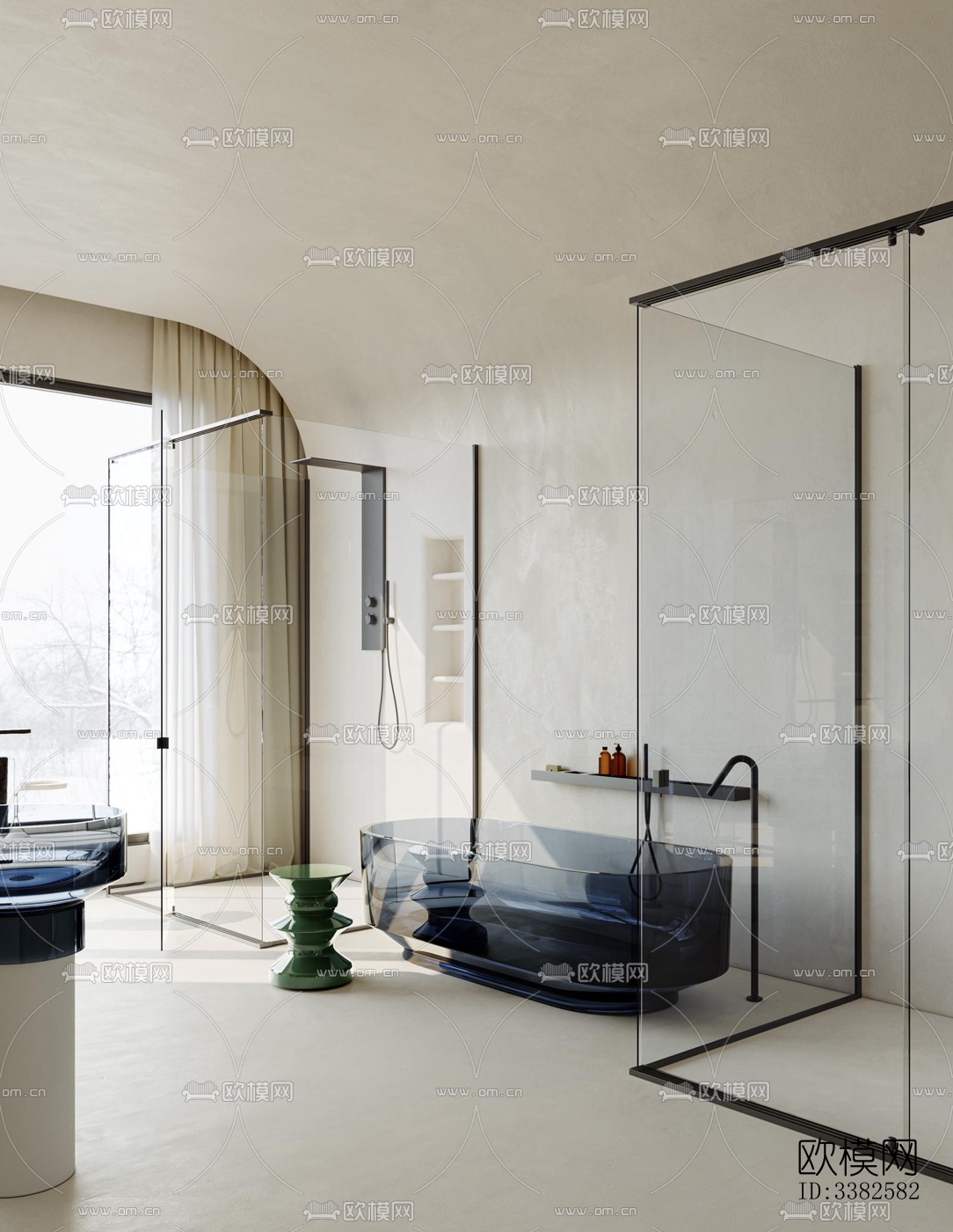 现代别墅效果图下载（渲染图4）