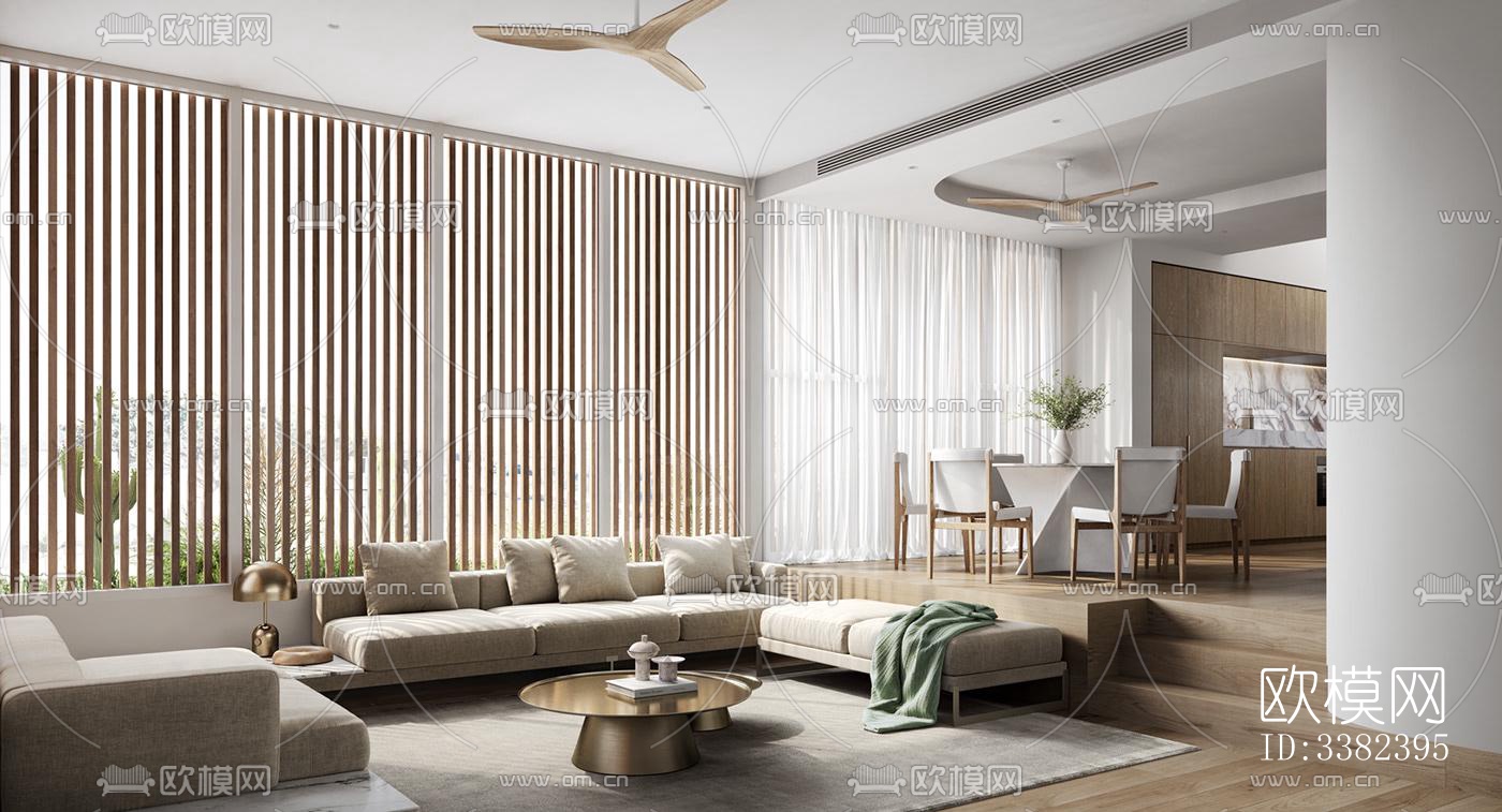 现代别墅效果图下载（渲染图7）