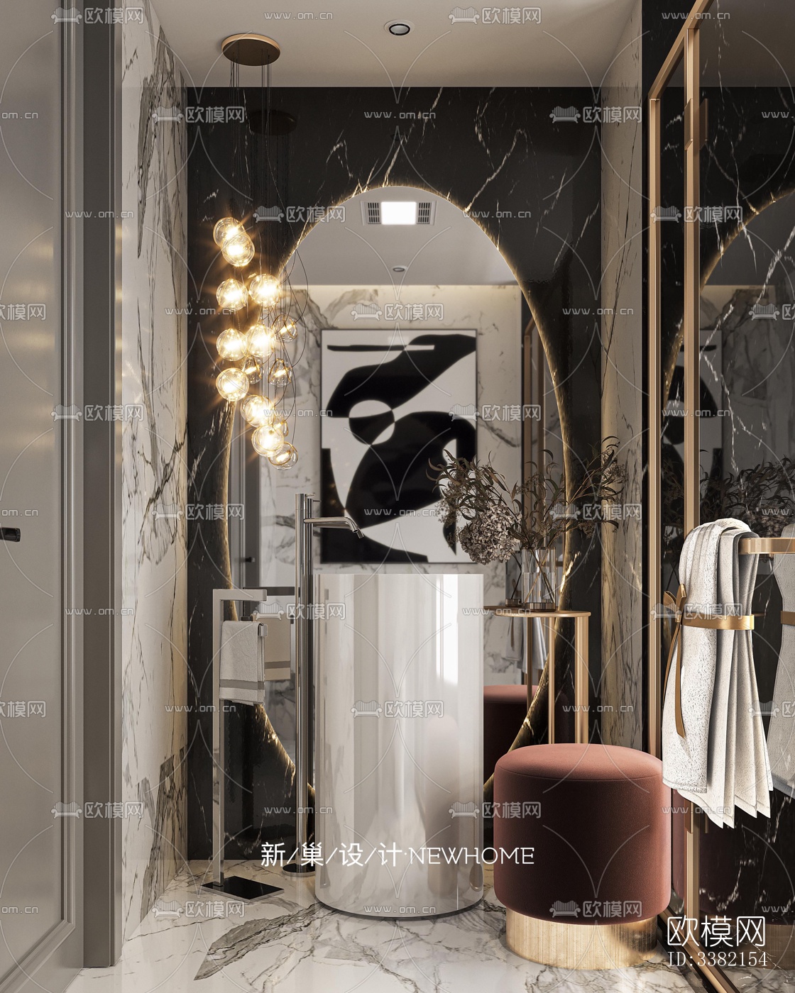 现代别墅效果图下载（渲染图15）