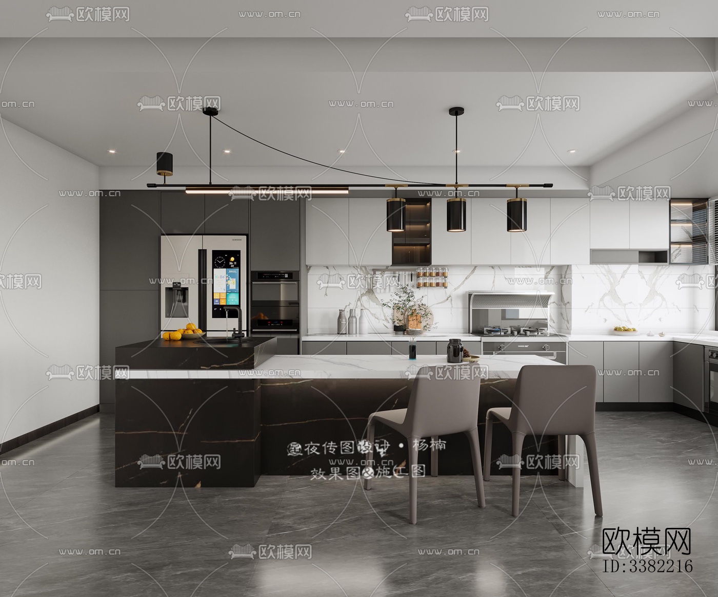 现代别墅效果图下载（渲染图12）