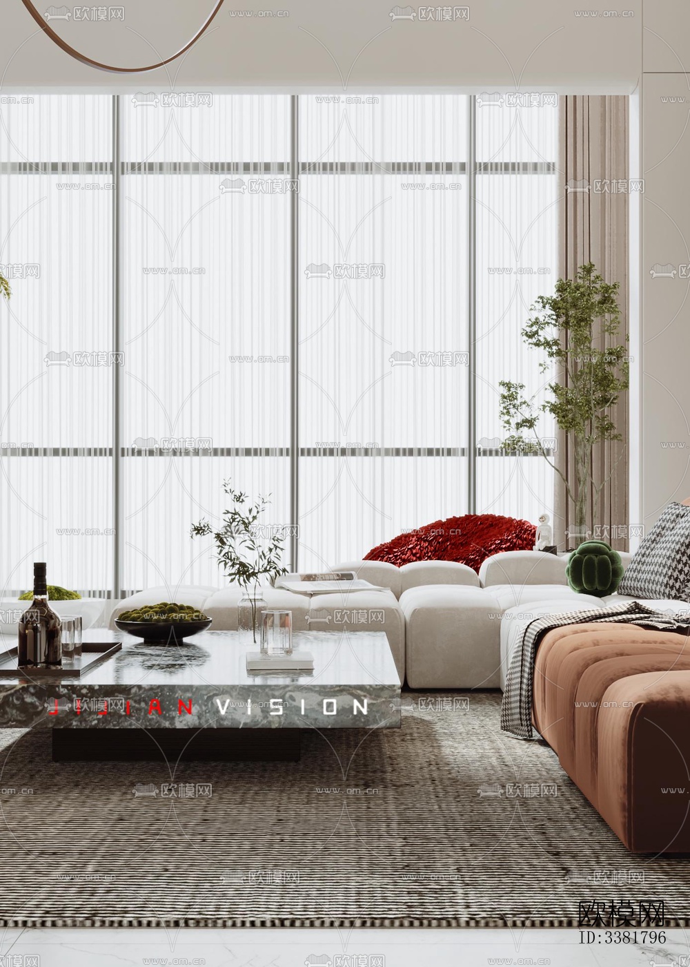 现代别墅效果图下载（渲染图7）