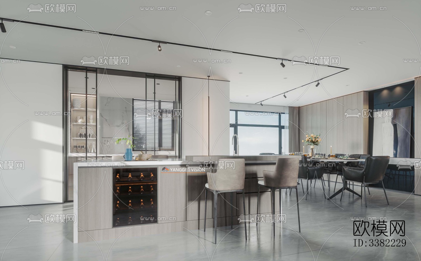 现代别墅效果图下载（渲染图12）