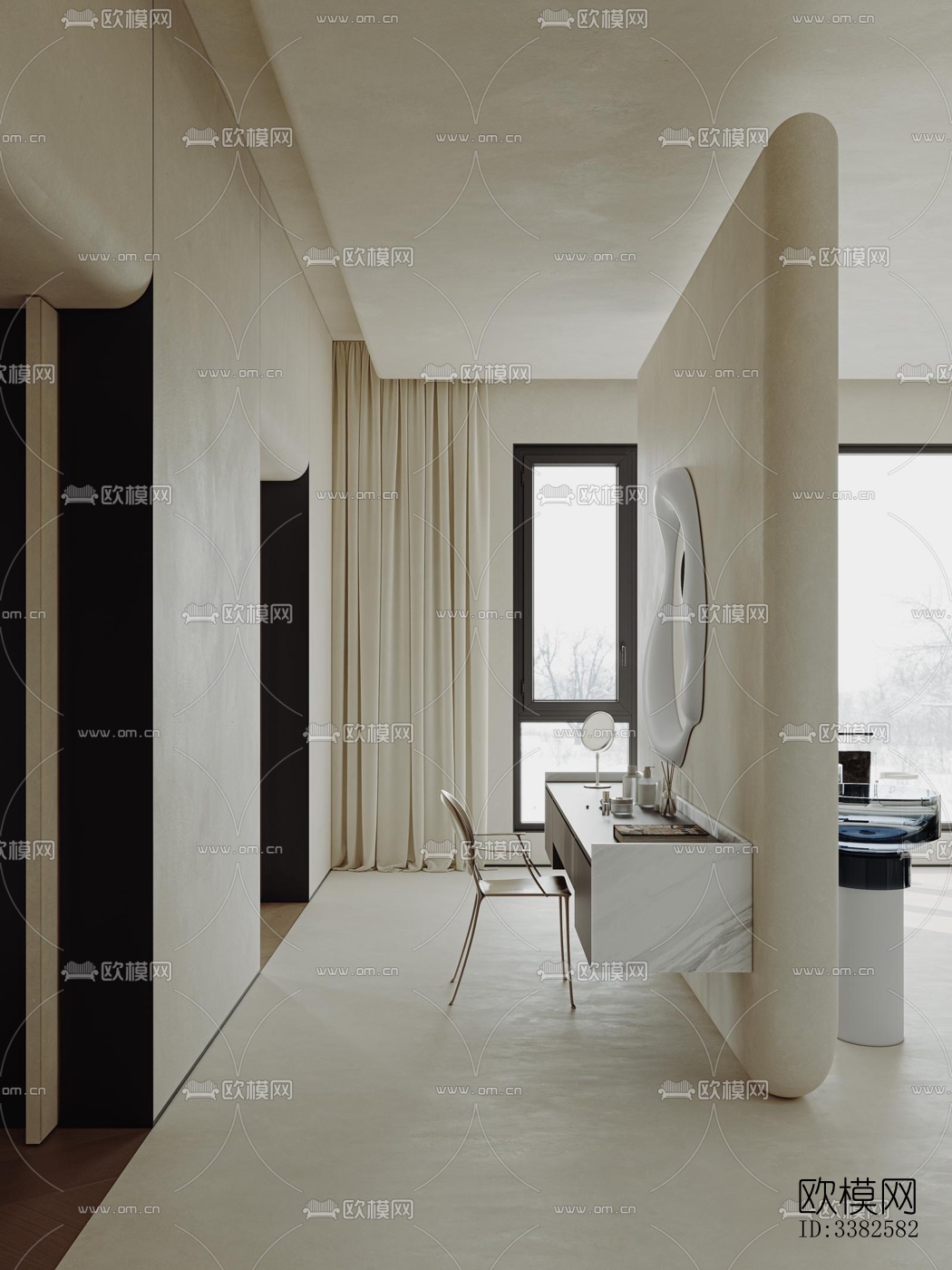 现代别墅效果图下载（渲染图10）