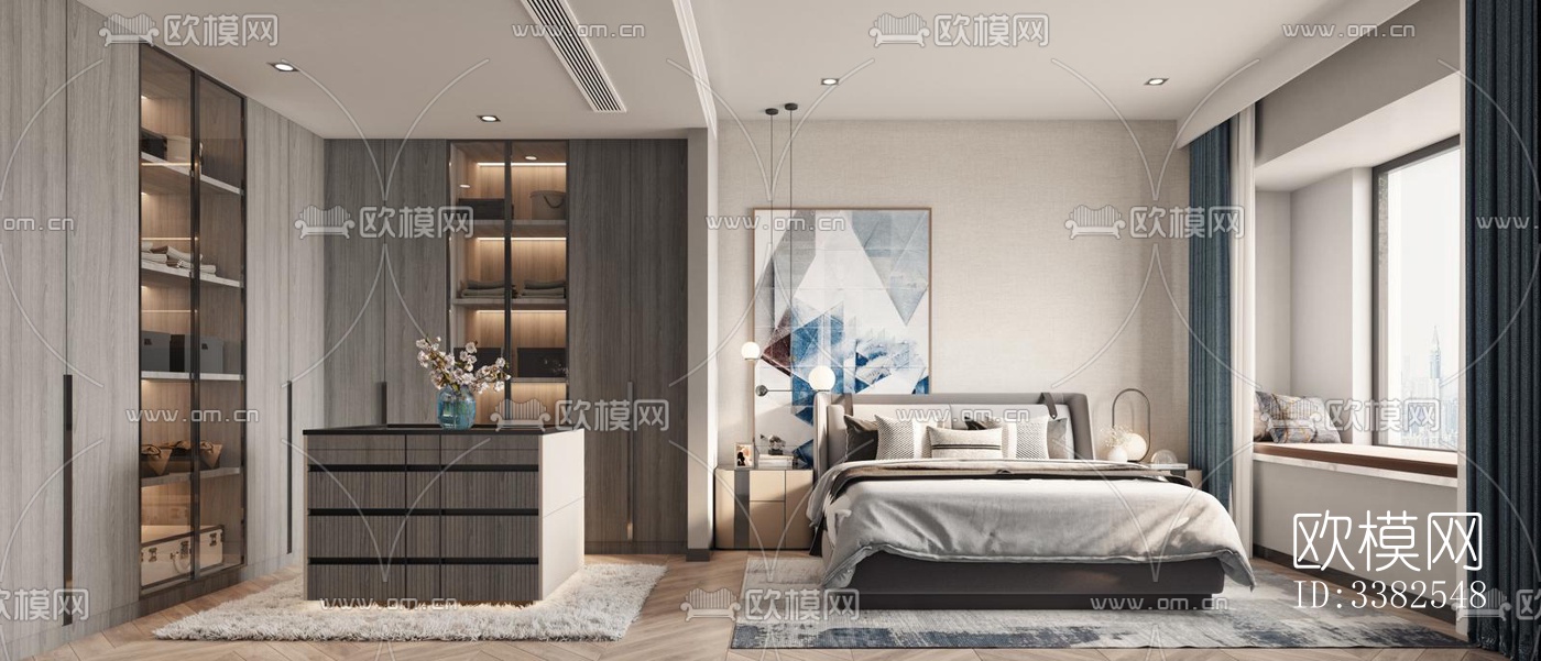 现代别墅效果图下载（渲染图1）