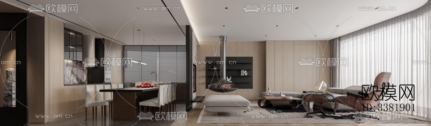 现代别墅效果图下载（渲染图6）