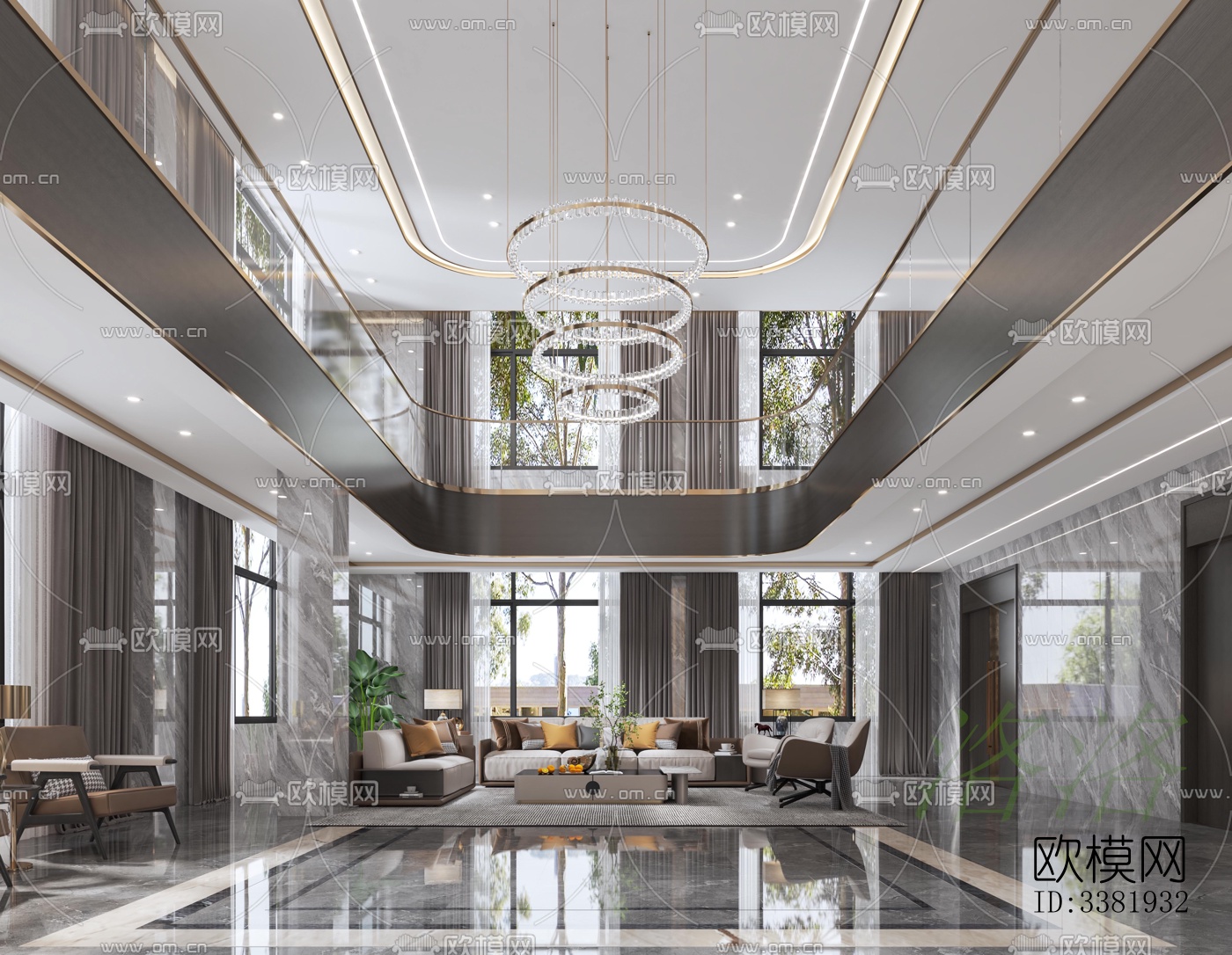 现代别墅效果图下载（渲染图10）