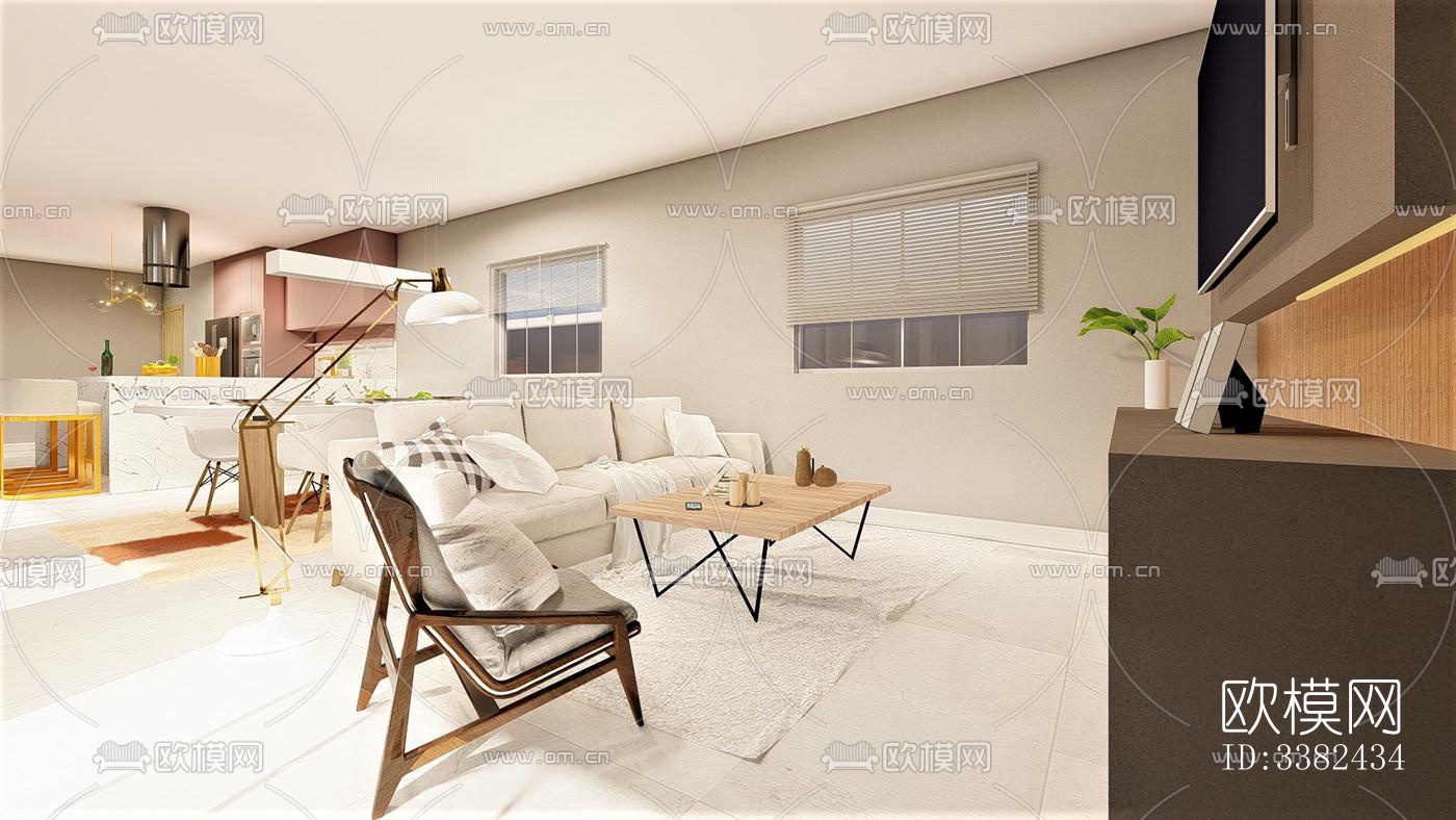 现代别墅效果图下载（渲染图6）