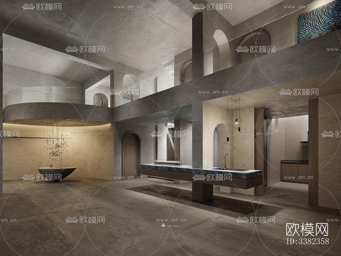 现代别墅效果图下载（渲染图5）