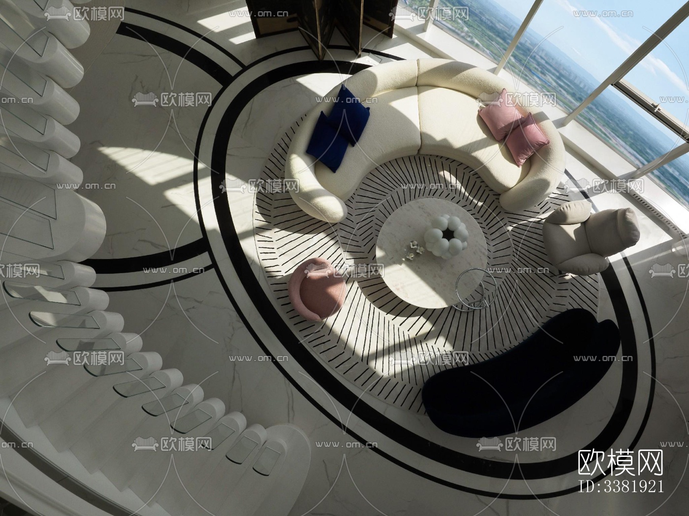 现代别墅效果图下载（渲染图16）