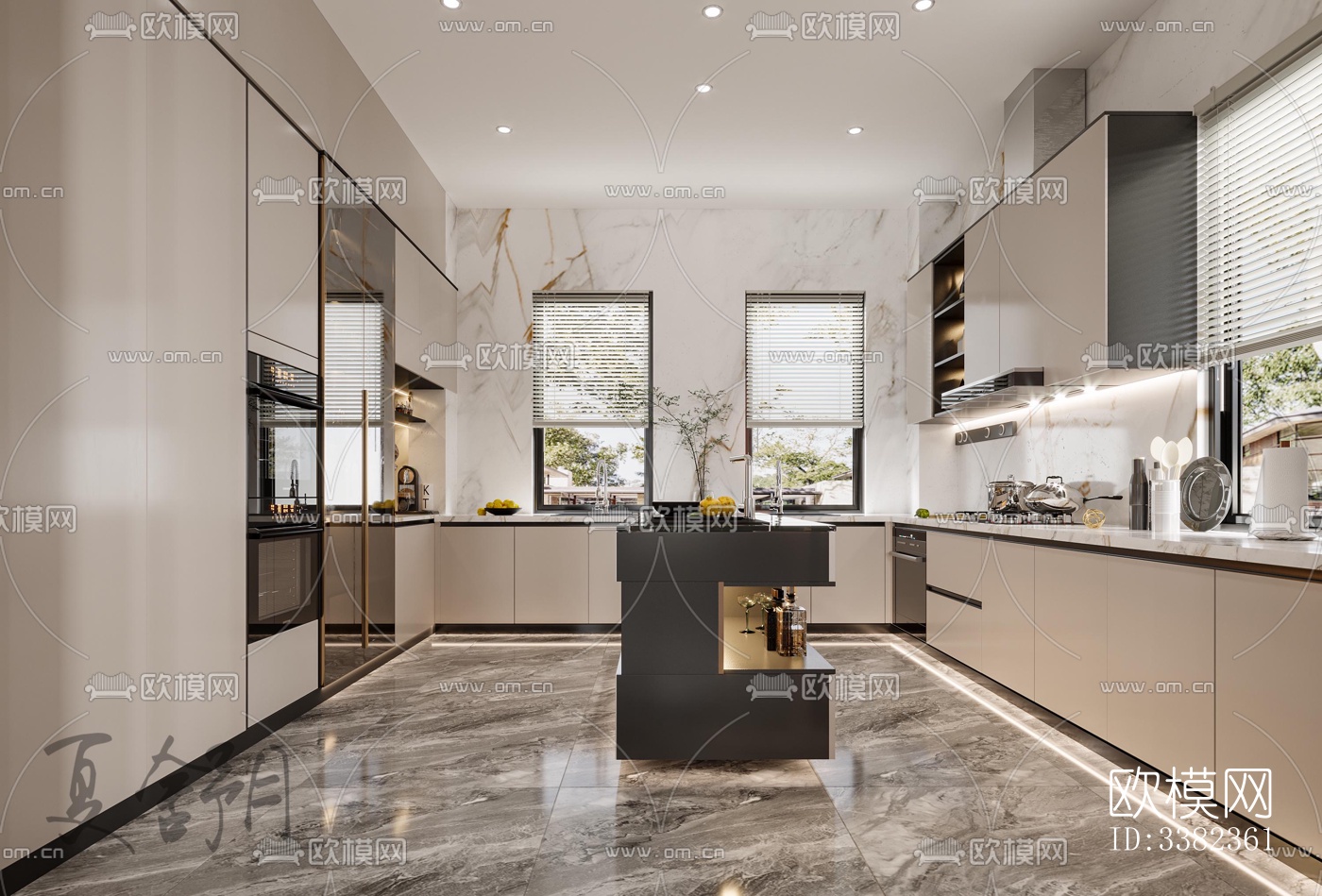 现代别墅效果图下载（渲染图3）