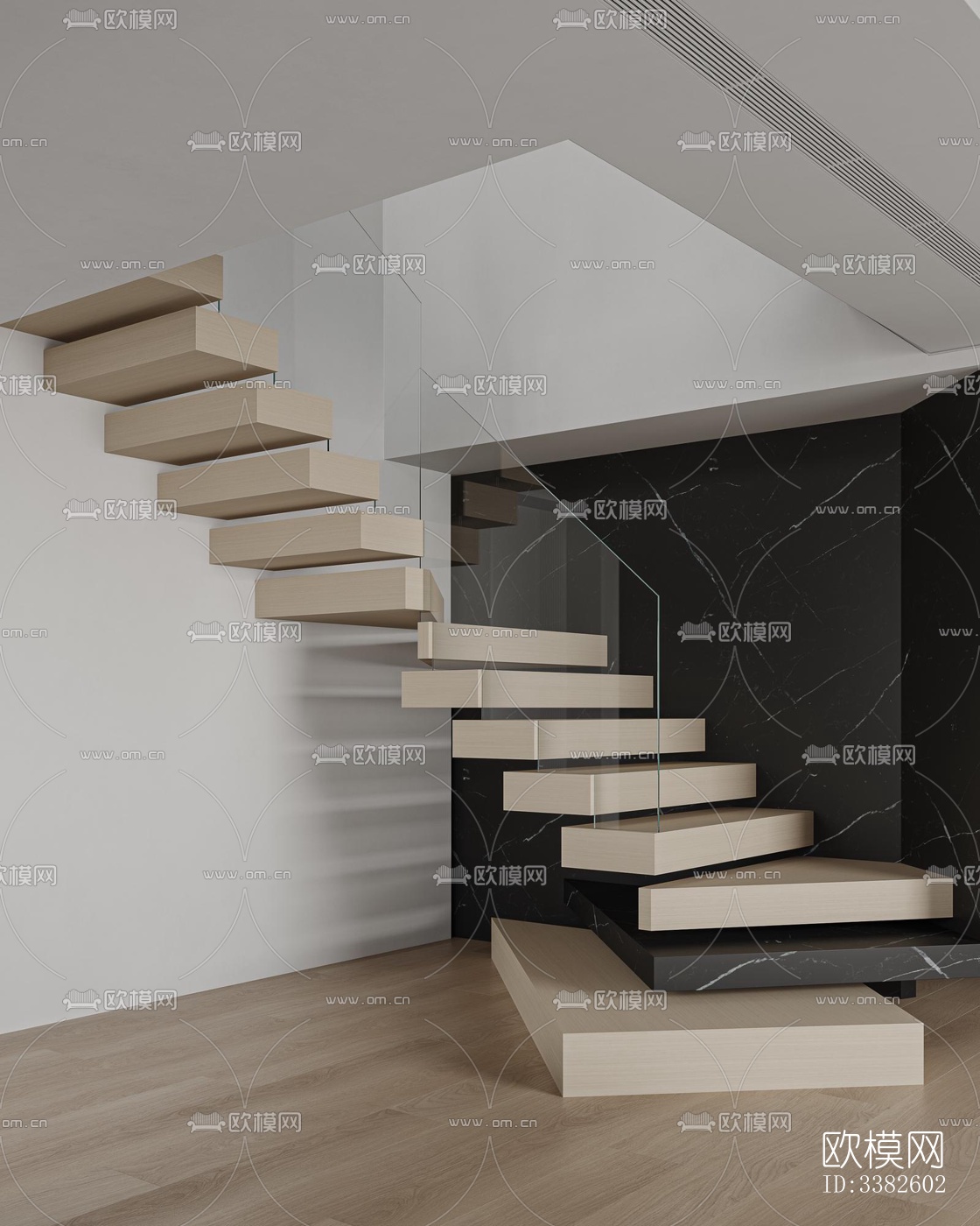 现代别墅效果图下载（渲染图1）