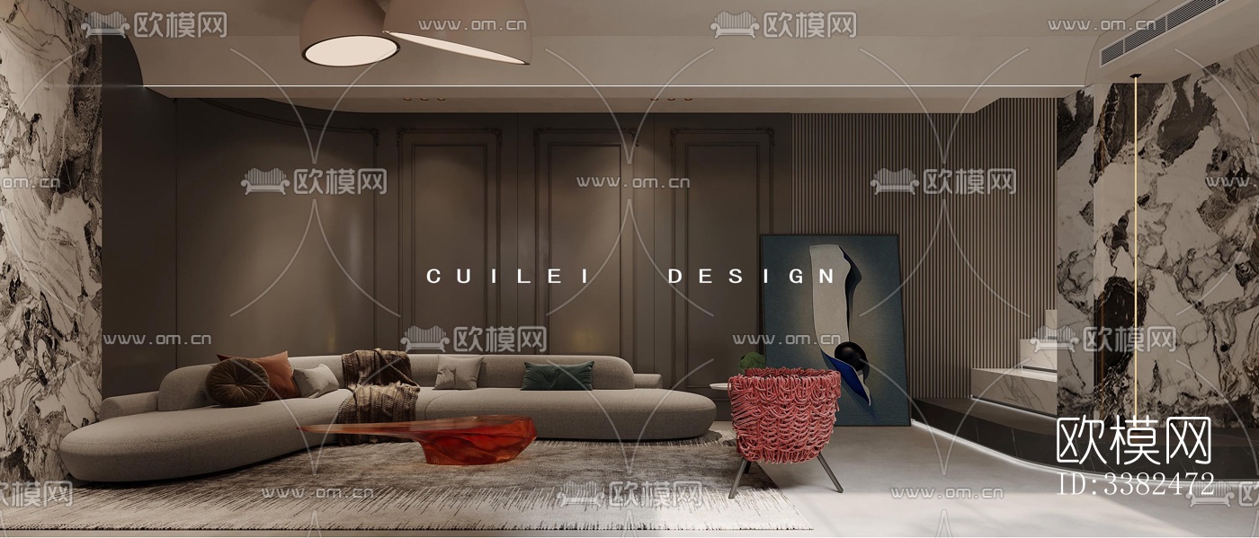 现代别墅效果图下载（渲染图9）