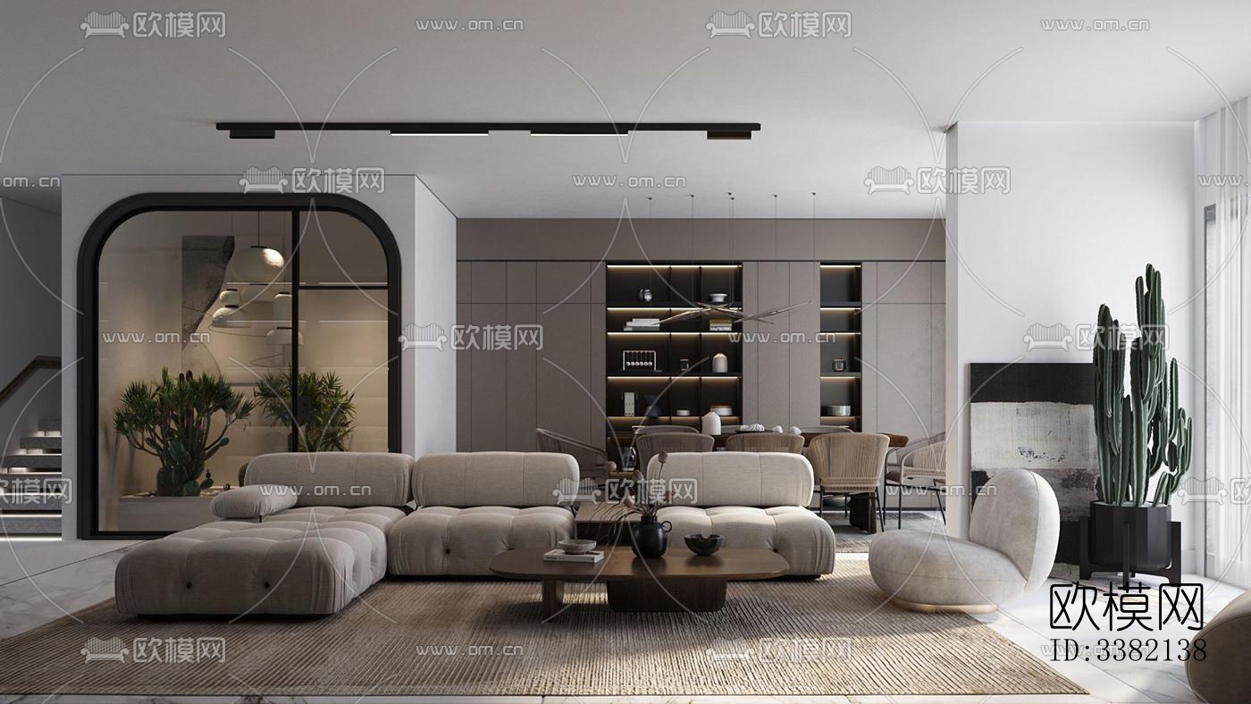 现代别墅效果图下载（渲染图6）