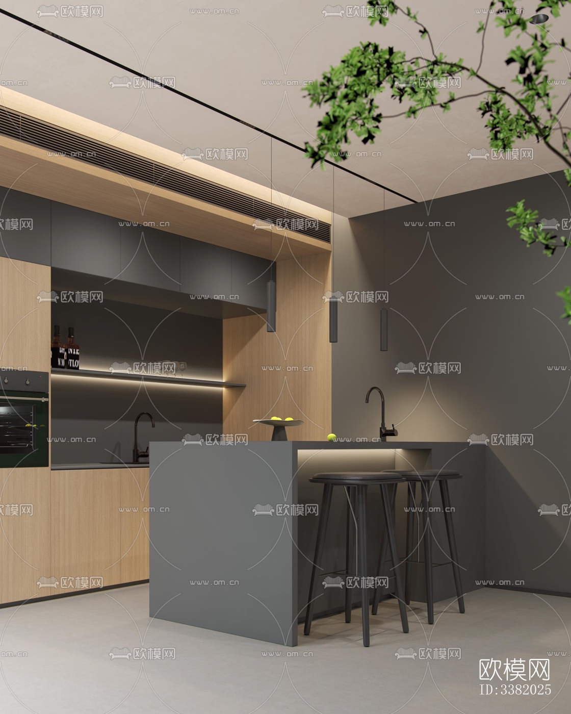 现代别墅效果图下载（渲染图8）